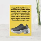 Funny Pun Soles die keer Mannen Kaart (Voorkant)