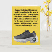 Funny Pun Soles die keer Mannen Kaart (Gele Bloem)