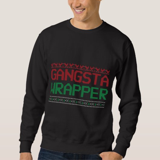 Funny Pun Ugly kerstgister Wrapper Trui (Voorkant)