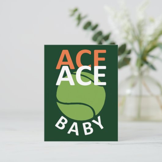 Funny Pun voor Tennis Player Briefkaart (Staand voorkant)