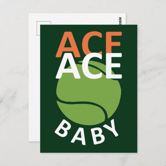 Funny Pun voor Tennis Player Briefkaart (Voorkant / Achterkant)