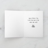 Funny Punch in het gezicht Joke Foto Moederdag Kaart (Binnen)