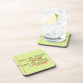 Funny Punctuation Grammar Drankjes Onderzetter (Rechterzijde)