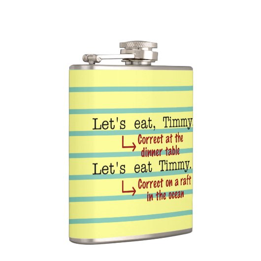 Funny Punctuation Grammar Heupfles (Rechts)