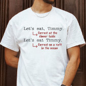 Funny Punctuation Grammar Lovers Timmy Humor T-shirt