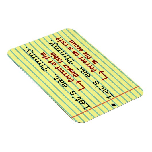 Funny Punctuation Grammar Magneet (Rechterzijde)