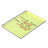 Funny Punctuation Grammar Notitieboek (Linkerzijde)