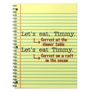 Funny Punctuation Grammar Notitieboek