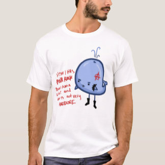 Funny Punk Rock Wannabe Whale White mannen shirt