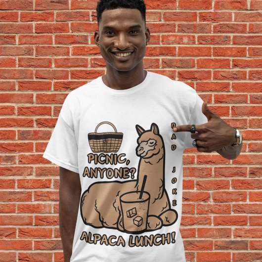 "Funny Puns" Gekke - Alpaca Lunch! Picnic T-shirt