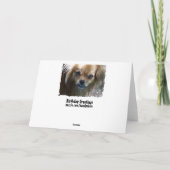 Funny Puppy Dog Birthday Kaart (Achterkant)