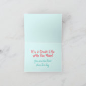 Funny Puppy Love van Dog Cute Moederdag Kaart (Binnen)