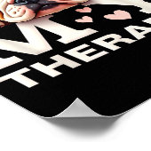 Funny Puppy My Therast English Bulldog Dog  Poster (Hoek)