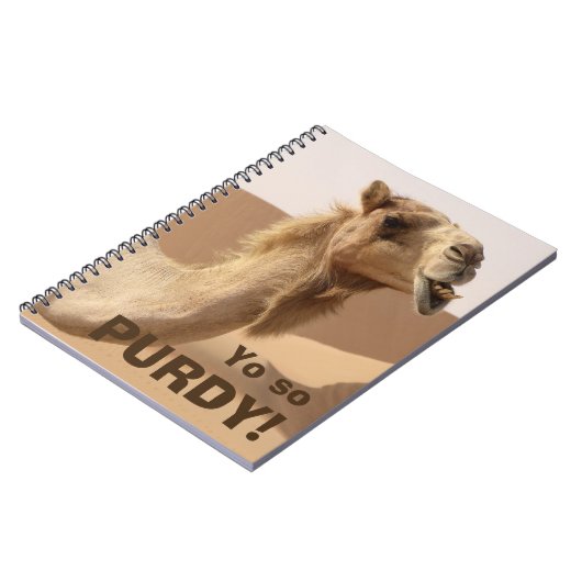 Funny Purdy Camel Foto Notitieboek (Linkerzijde)