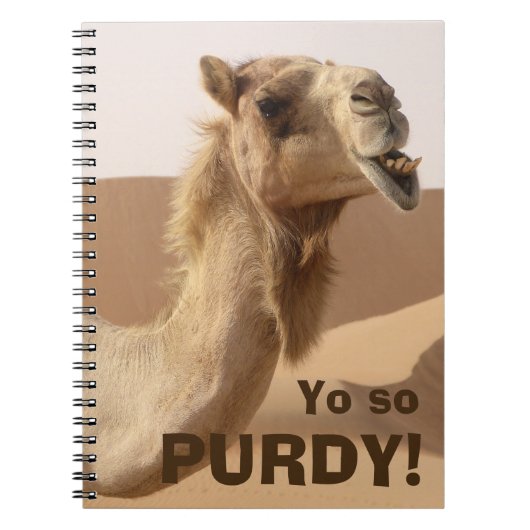 Funny Purdy Camel Foto Notitieboek (Voorkant)