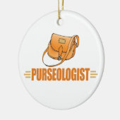 Funny Purse Lover Keramisch Ornament (Links)