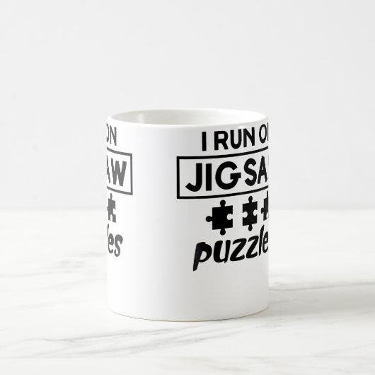 Funny Puzzle Lover Koffiemok (Center)