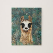 Funny Puzzle met Baby Llama - Hallo Legpuzzel (Verticaal)