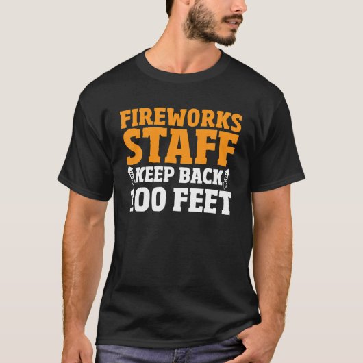 Funny Pyro Crew Fireworks Pyrotechnicus - Vuurwerk T-shirt (Voorkant)