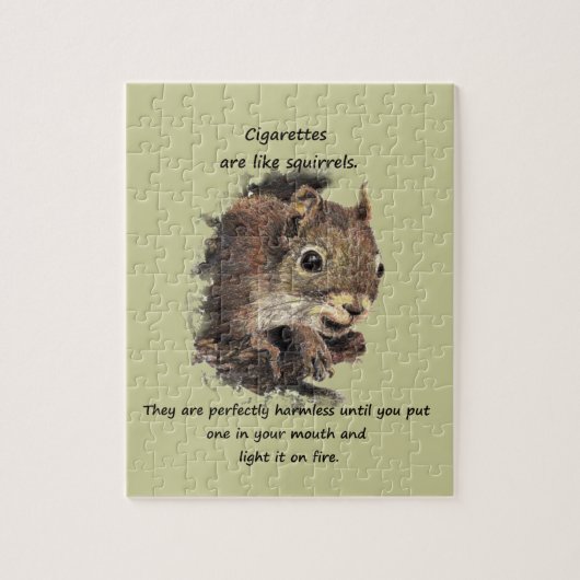 Funny Qo Smoking Motivatie Quote Legpuzzel (Verticaal)