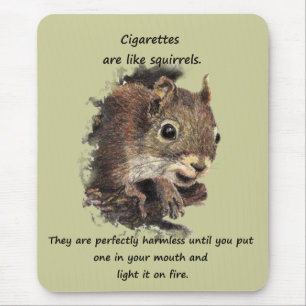 Funny Qo Smoking Motivatie Quote Muismat