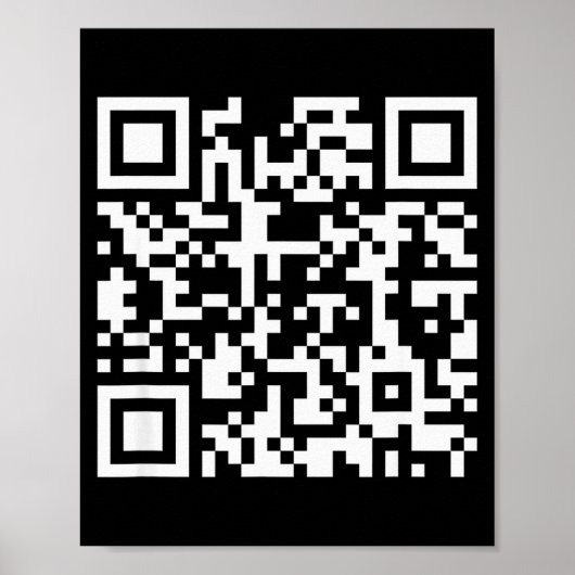 Funny Qr Don't Be A Little Btch Code Saying Quote Poster (Voorkant)