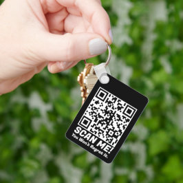 Funny QR Scan Me! Funny Regret Joke  Sleutelhanger