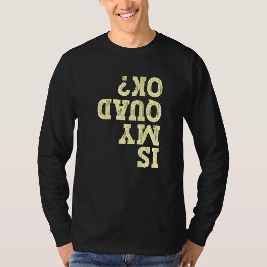 Funny Quad Eigenaar ATV Biker Mudding is mijn quad T-shirt (Voorkant)
