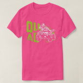 Funny Quad Retro Quad Riding Four Wheeler ATV voor T-shirt (Design voorkant)