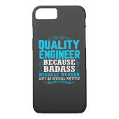Funny Quality Engineer Quote, Quality Engineer Case-Mate iPhone Case (Achterkant)