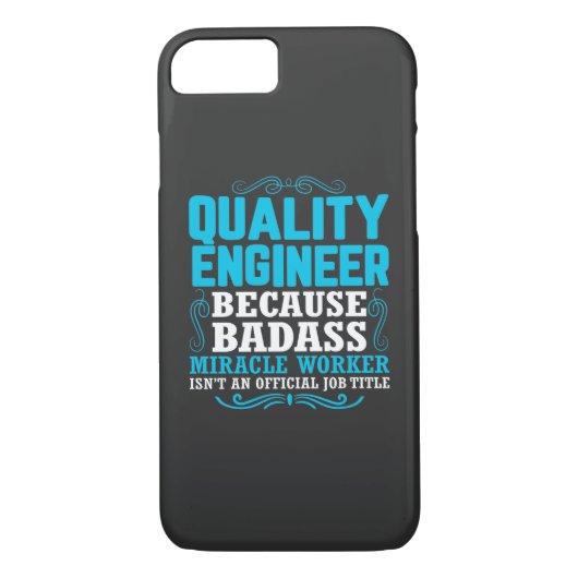 Funny Quality Engineer Quote, Quality Engineer Case-Mate iPhone Case (Achterkant)