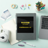 Funny Quantum Joke: Schrödinger’s Cat on the Loose Sticker (iPad Cover)