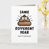 Funny Quarantine Crap Year | Fijne verjaardag Kaart (Gele Bloem)