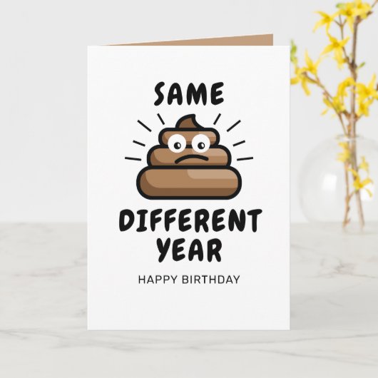 Funny Quarantine Crap Year | Fijne verjaardag Kaart (Gele Bloem)