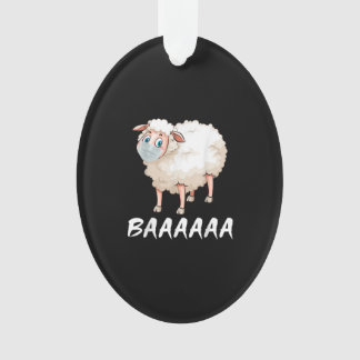 Funny Quarantine | Masker Sheep Trendy Gifts Ornament