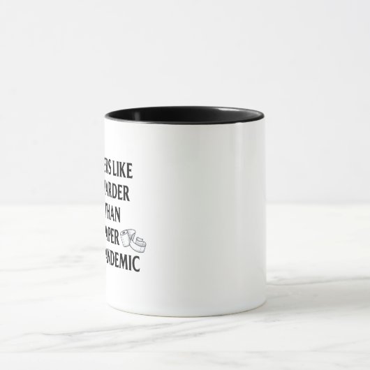 Funny Quarantine Pandemic Gift voor medewerkers Mok (Midden)