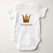 Funny Queen Baby Jersey Bodysuit (Achterkant)