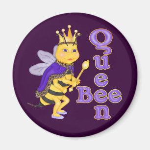 Funny Queen Bee Magneet