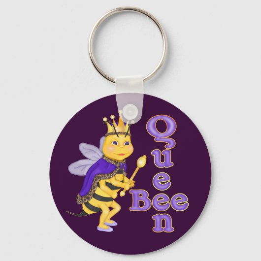 Funny Queen Bee Sleutelhanger (Voorkant)
