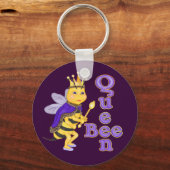 Funny Queen Bee Sleutelhanger (Voorkant)