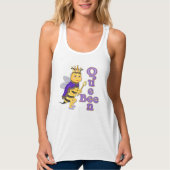 Funny Queen Bee Tanktop (Voorkant)
