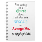 Funny Quest Notitieboek (Voorkant)