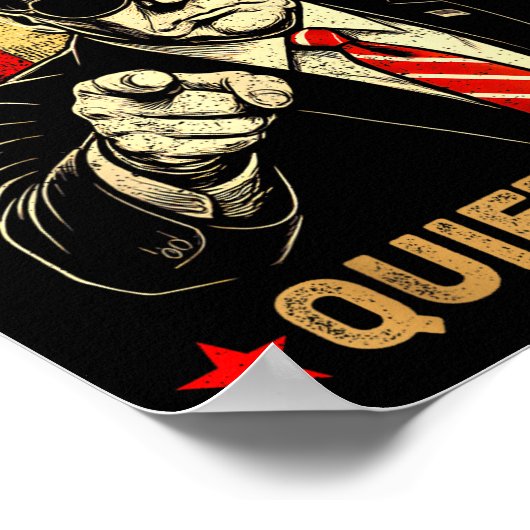 Funny Quiet Ggy  Poster (Hoek)