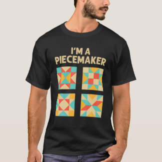 Funny quilt Design voor vrouwen Quilt Lover T-shirt