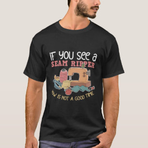 Funny Quilter Fabric Cra Quilter Quilting Seamstre T-shirt