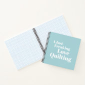 Funny Quilter Quilter Quote Graph Paper Notitieboek (Binnen)