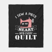 Funny Quilters Quilters Gifts Fleece Deken (Voorkant)