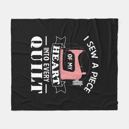 Funny Quilters Quilters Gifts Fleece Deken (Voorkant (Horizontaal))