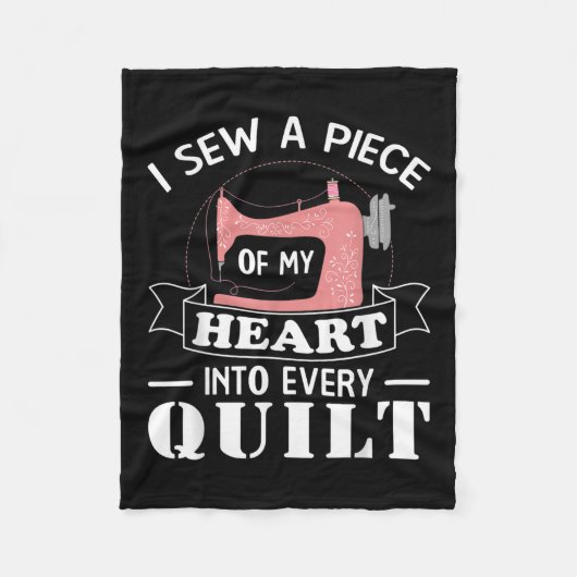 Funny Quilters Quilters Gifts Fleece Deken (Voorkant)