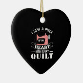 Funny Quilters Quilters Gifts Keramisch Ornament (Rechts)